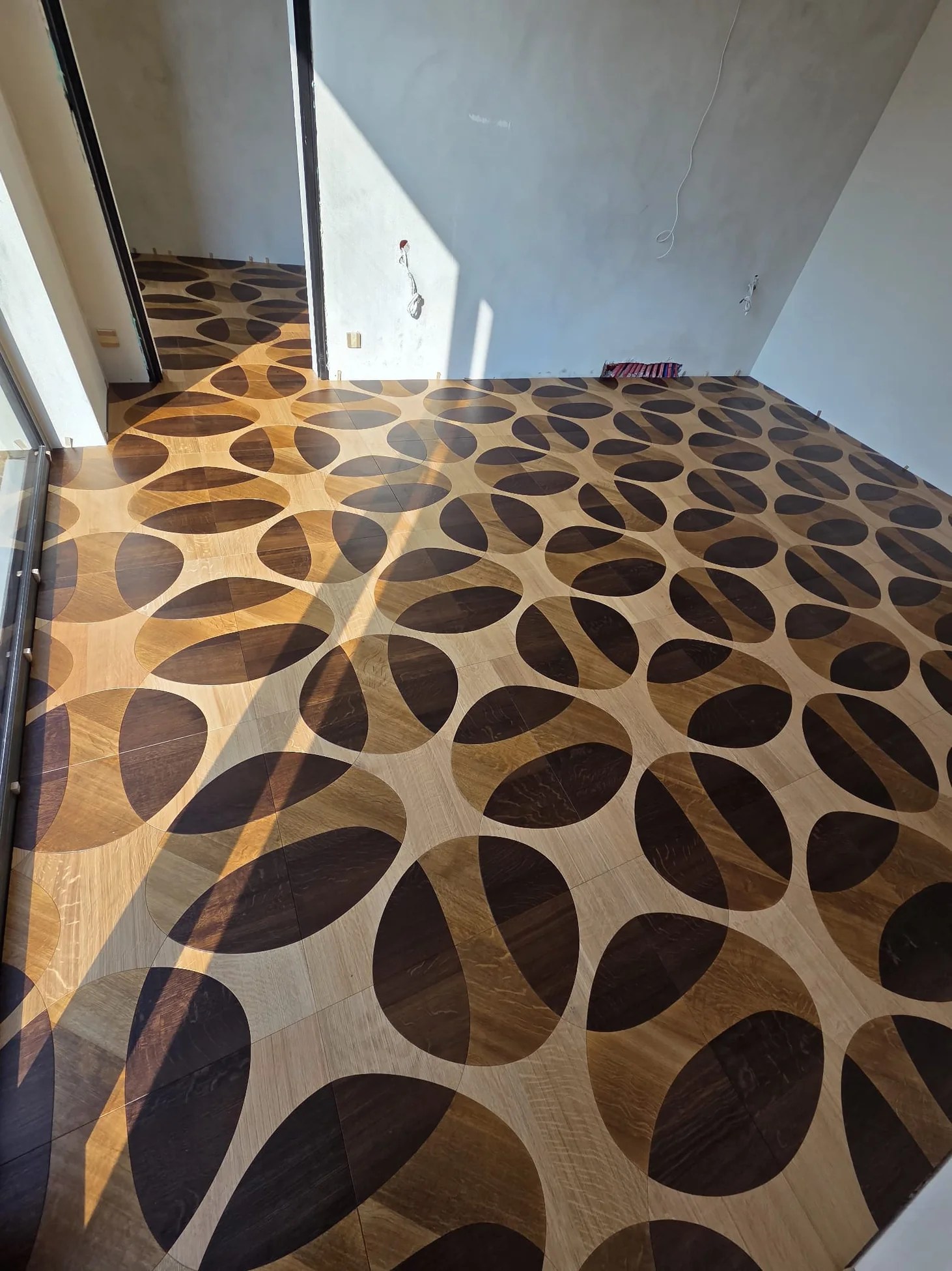 Parkiet geometryczny – motyw okręgów